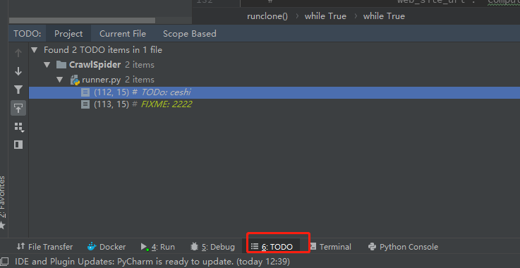 pychram使用TODO<font color="red"><b>备注</b></font>待办事项
